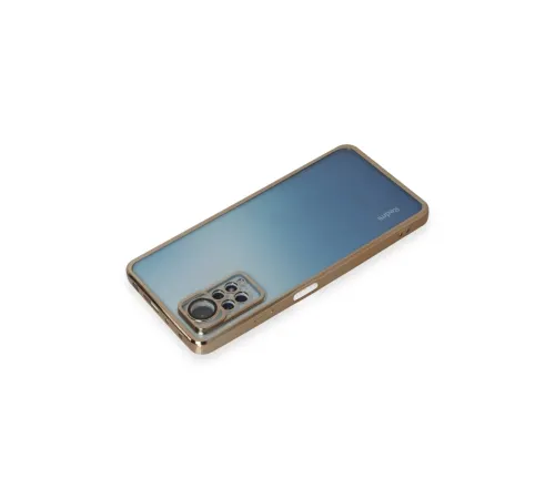 Xiaomi Redmi Note 11 Pro Kılıf Lensli Silikon - Gold