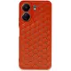 Xiaomi Redmi 13C Kılıf Petek Silikon Kapak - Kırmızı