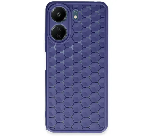 Xiaomi Redmi 13C Kılıf Petek Silikon Kapak - Lacivert