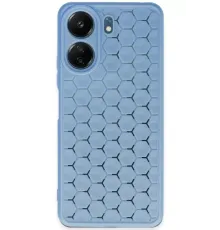 Xiaomi Redmi 13C Kılıf Petek Silikon Kapak - Mavi