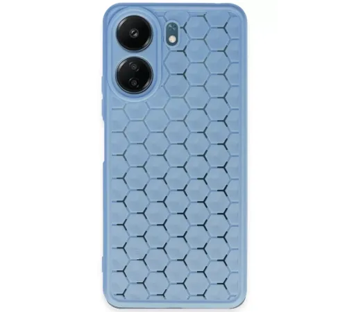 Xiaomi Redmi 13C Kılıf Petek Silikon Kapak - Mavi