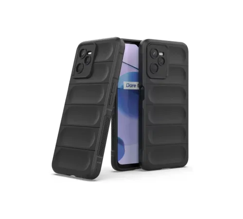 Realme C35 Kılıf Optimum Silikon - Siyah