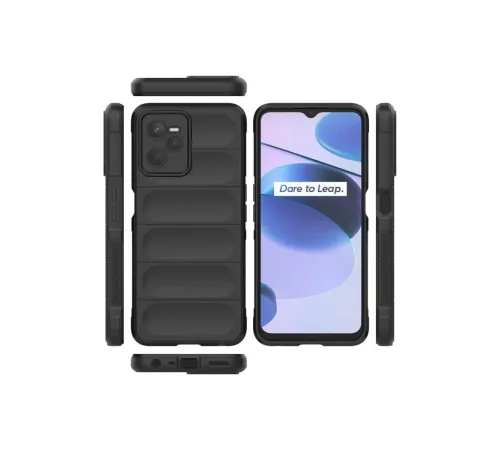 Realme C35 Kılıf Optimum Silikon - Siyah