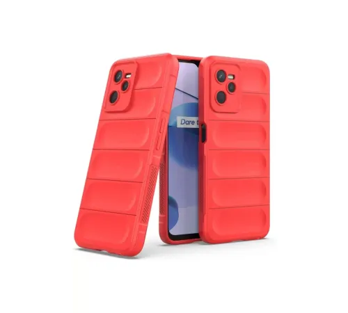 Realme C35 Kılıf Optimum Silikon - Kırmızı