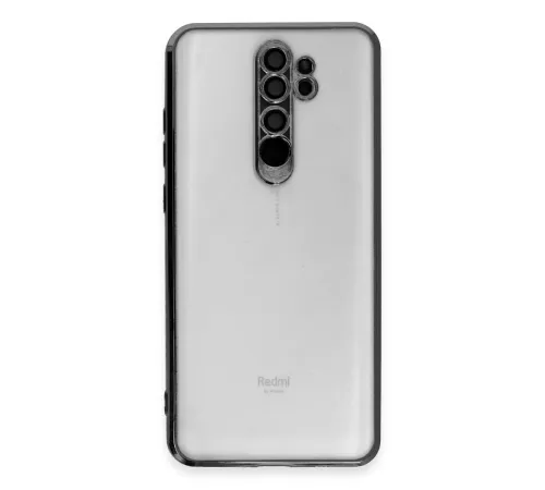Xiaomi Redmi Note 8 Pro Kılıf Lensli Silikon - Siyah