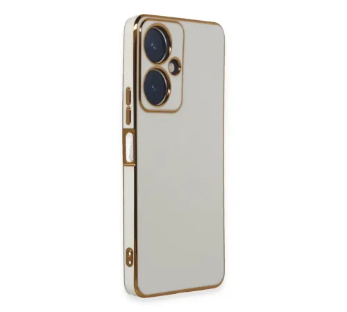 Vivo Y27 Kılıf Volet Silikon - Beyaz