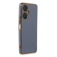 Vivo Y27 Kılıf Volet Silikon - Mavi