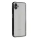 Samsung Galaxy A04 Kılıf Lensli Silikon - Siyah
