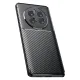Realme 12 Pro Plus Kılıf Auto Focus Karbon Kapak - Siyah