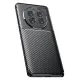Realme 12 Pro Plus Kılıf Auto Focus Karbon Kapak - Siyah