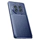 Realme 12 Pro Plus Kılıf Auto Focus Karbon Kapak - Lacivert