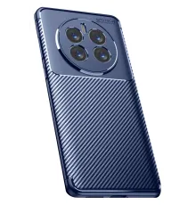Realme 12 Pro Plus Kılıf Auto Focus Karbon Kapak - Lacivert