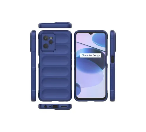 Realme C35 Kılıf Optimum Silikon - Lacivert