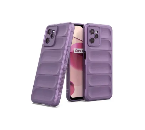 Realme C35 Kılıf Optimum Silikon - Mor
