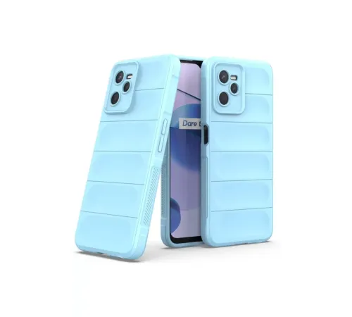 Realme C35 Kılıf Optimum Silikon - Sky Blue