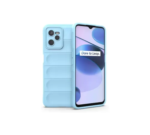 Realme C35 Kılıf Optimum Silikon - Sky Blue