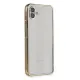 Samsung Galaxy A04 Kılıf Lensli Silikon - Gold