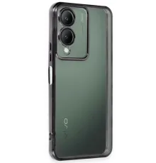 Vivo Y17S Kılıf Lensli Silikon - Siyah