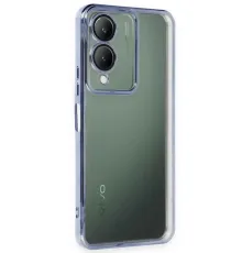 Vivo Y17S Kılıf Lensli Silikon - Açık Mavi