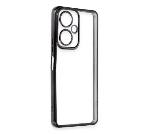 Vivo Y27 Kılıf Lensli Silikon - Siyah