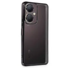 Vivo Y27 Kılıf Lensli Silikon - Siyah
