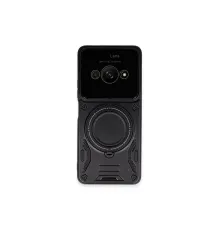Xiaomi Poco C61 Kılıf Joy Lens Standlı Kapak - Siyah
