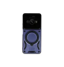 Xiaomi Poco C61 Kılıf Joy Lens Standlı Kapak - Lacivert