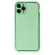 Apple iPhone 11 Pro Kılıf Coco Deri Silikon Kapak - Açık Yeşil