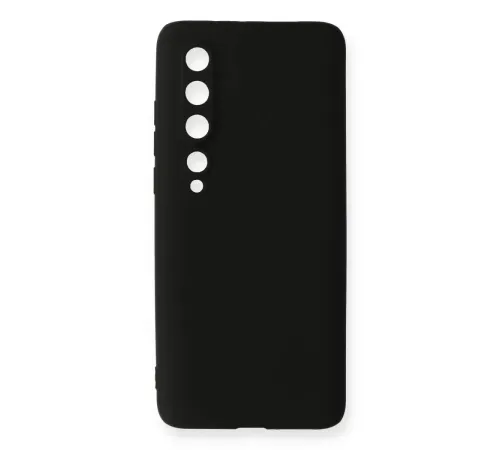 Xiaomi Mi 10 Kılıf First Silikon - Siyah
