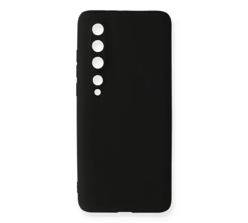 Xiaomi Mi 10 Kılıf First Silikon - Siyah