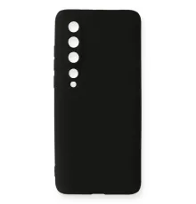 Xiaomi Mi 10 Kılıf First Silikon - Siyah