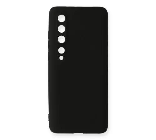 Xiaomi Mi 10 Kılıf First Silikon - Siyah