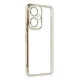 Vivo Y27 Kılıf Lensli Silikon - Gold