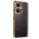 Vivo Y27 Kılıf Lensli Silikon - Gold