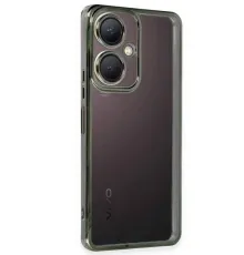 Vivo Y27 Kılıf Lensli Silikon - Yeşil