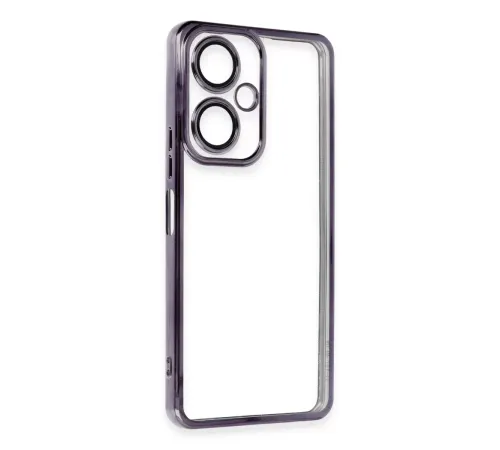 Vivo Y27 Kılıf Lensli Silikon - Mor