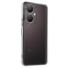 Vivo Y27 Kılıf Lensli Silikon - Gümüş