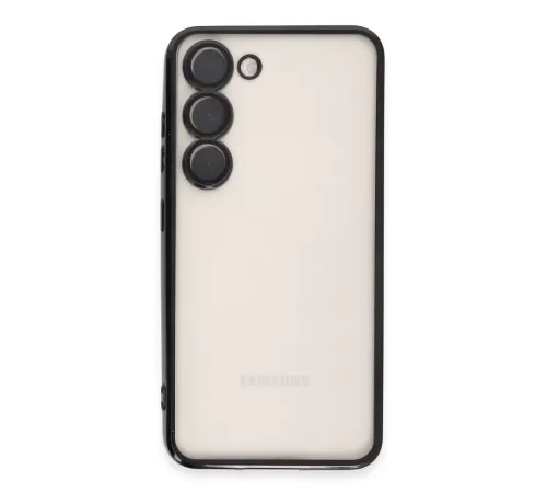 Samsung Galaxy S24 Kılıf Lensli Silikon - Siyah