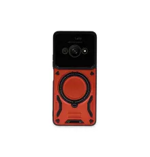 Xiaomi Poco C61 Kılıf Joy Lens Standlı Kapak - Kırmızı