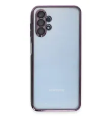 Samsung Galaxy A13 4G Kılıf Lensli Silikon - Mor