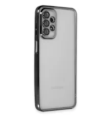 Samsung Galaxy A23 4G Kılıf Lensli Silikon - Siyah
