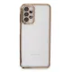 Samsung Galaxy A23 4G Kılıf Lensli Silikon - Gold
