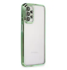 Samsung Galaxy A23 4G Kılıf Lensli Silikon - Yeşil