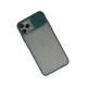 Apple iPhone 11 Pro Kılıf Palm Buzlu Kamera Sürgülü Silikon - Yeşil