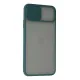 Apple iPhone 11 Pro Kılıf Palm Buzlu Kamera Sürgülü Silikon - Yeşil
