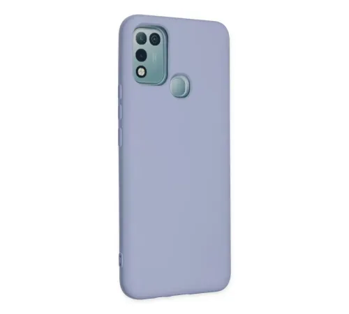 İnfinix Hot 10 Play Kılıf Nano içi Kadife Silikon - Lila