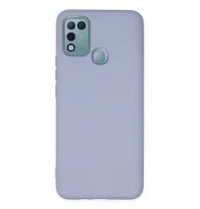 İnfinix Hot 10 Play Kılıf Nano içi Kadife Silikon - Lila