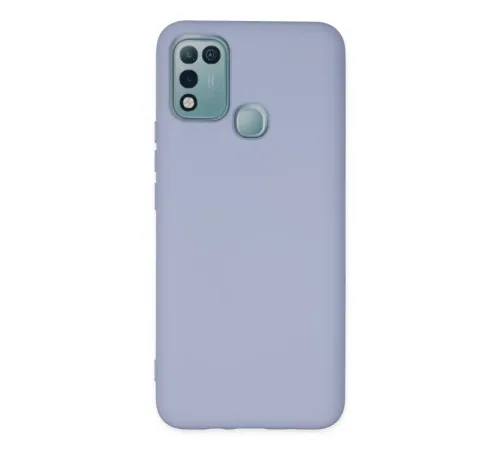 İnfinix Hot 10 Play Kılıf Nano içi Kadife Silikon - Lila