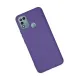 İnfinix Hot 10 Play Kılıf Nano içi Kadife Silikon - Mor
