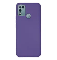 İnfinix Hot 10 Play Kılıf Nano içi Kadife Silikon - Mor